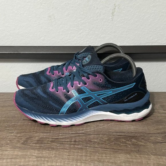 Asics Shoes - Asics Gel Nimbus 23 Women’s Running Shoes Size 8.5 Blue